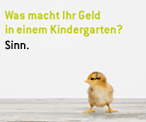 Was macht Ihr Geld in einem Kindergarten? Sinn.